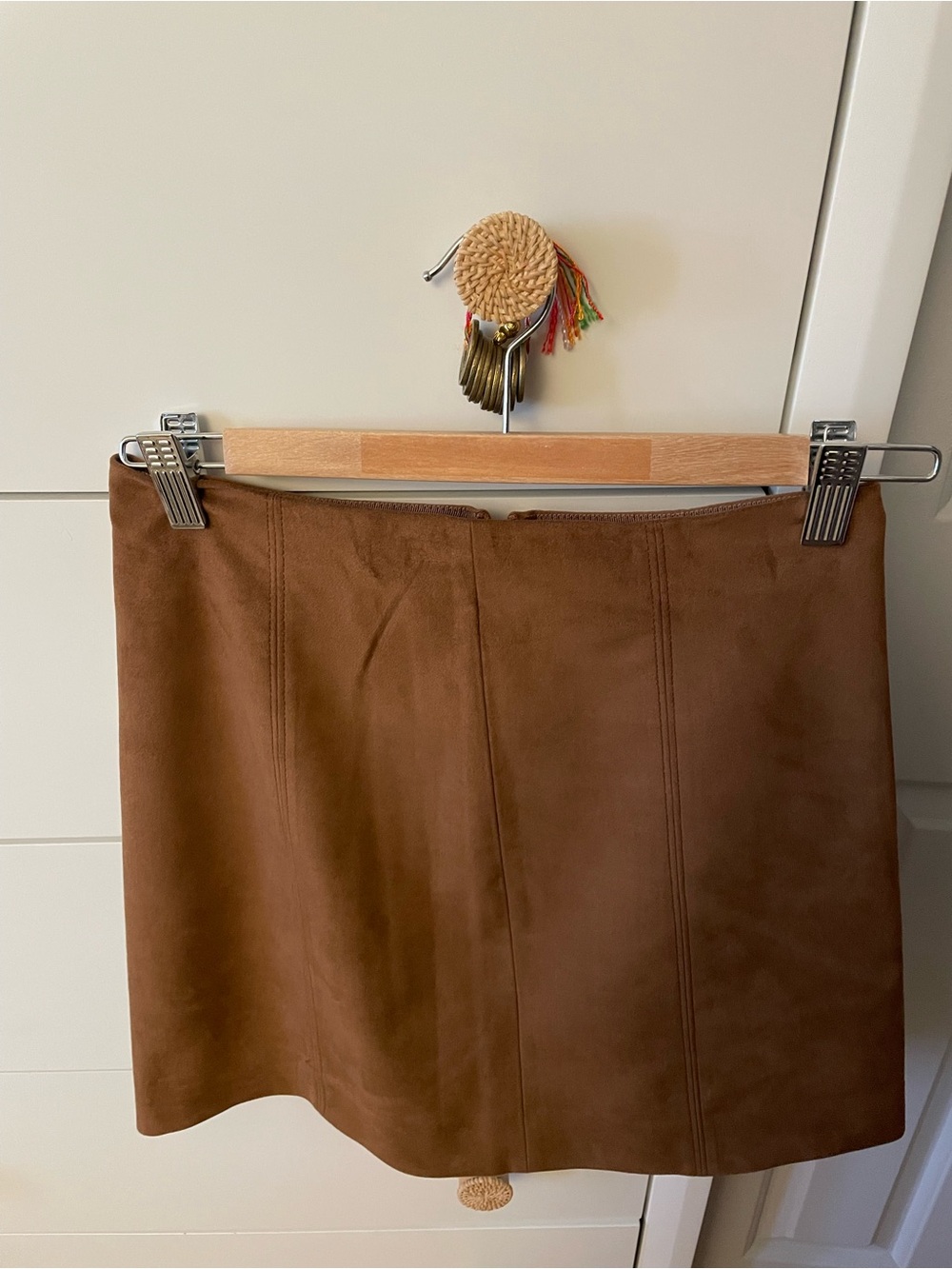 Aritzia Babaton Faux Suede Miniskirt